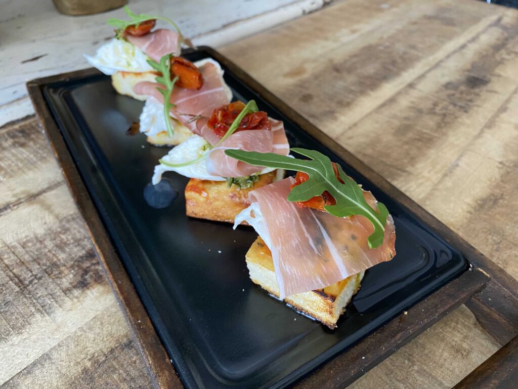focaccia con speck