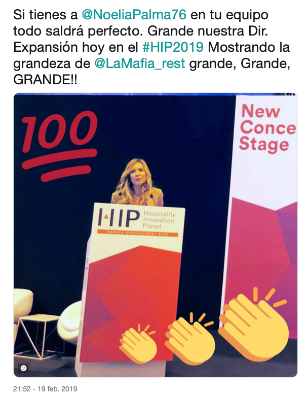 Gran trabajo realizado durante el HIP 2019 por el equipo de la Mafia se sienta a la mesa