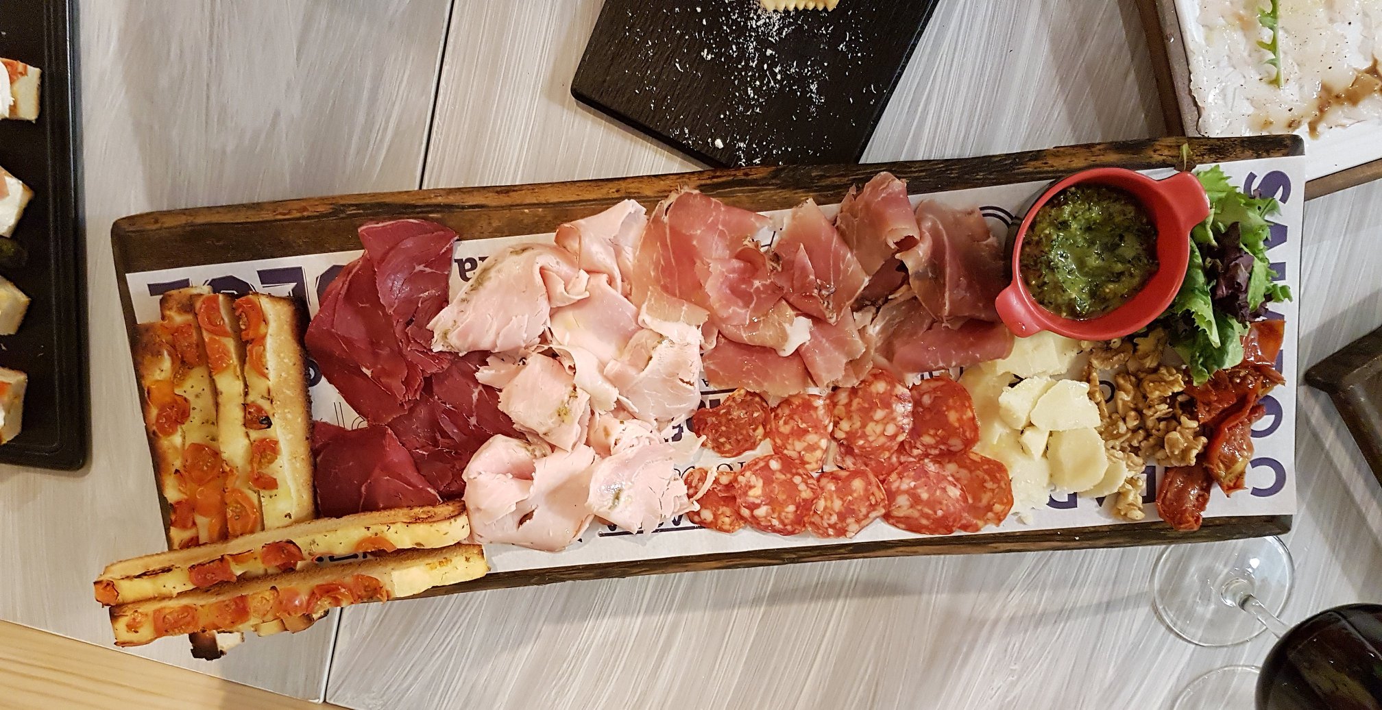 antipasti típico menu italiano 1