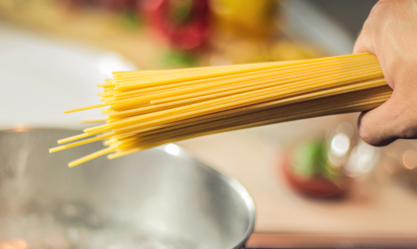 Aquesta és la quantitat de pasta italiana que es cuina per persona.