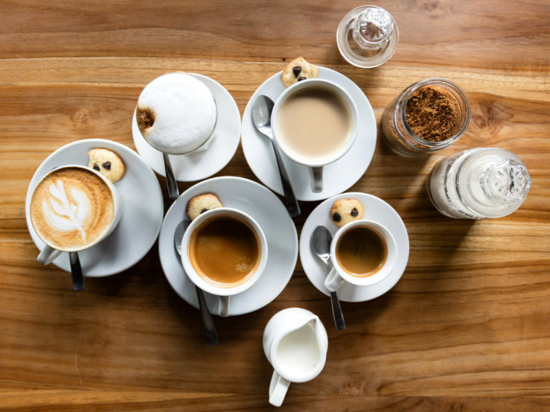¿Conoces los 16 tipos de café que se toman en Italia?