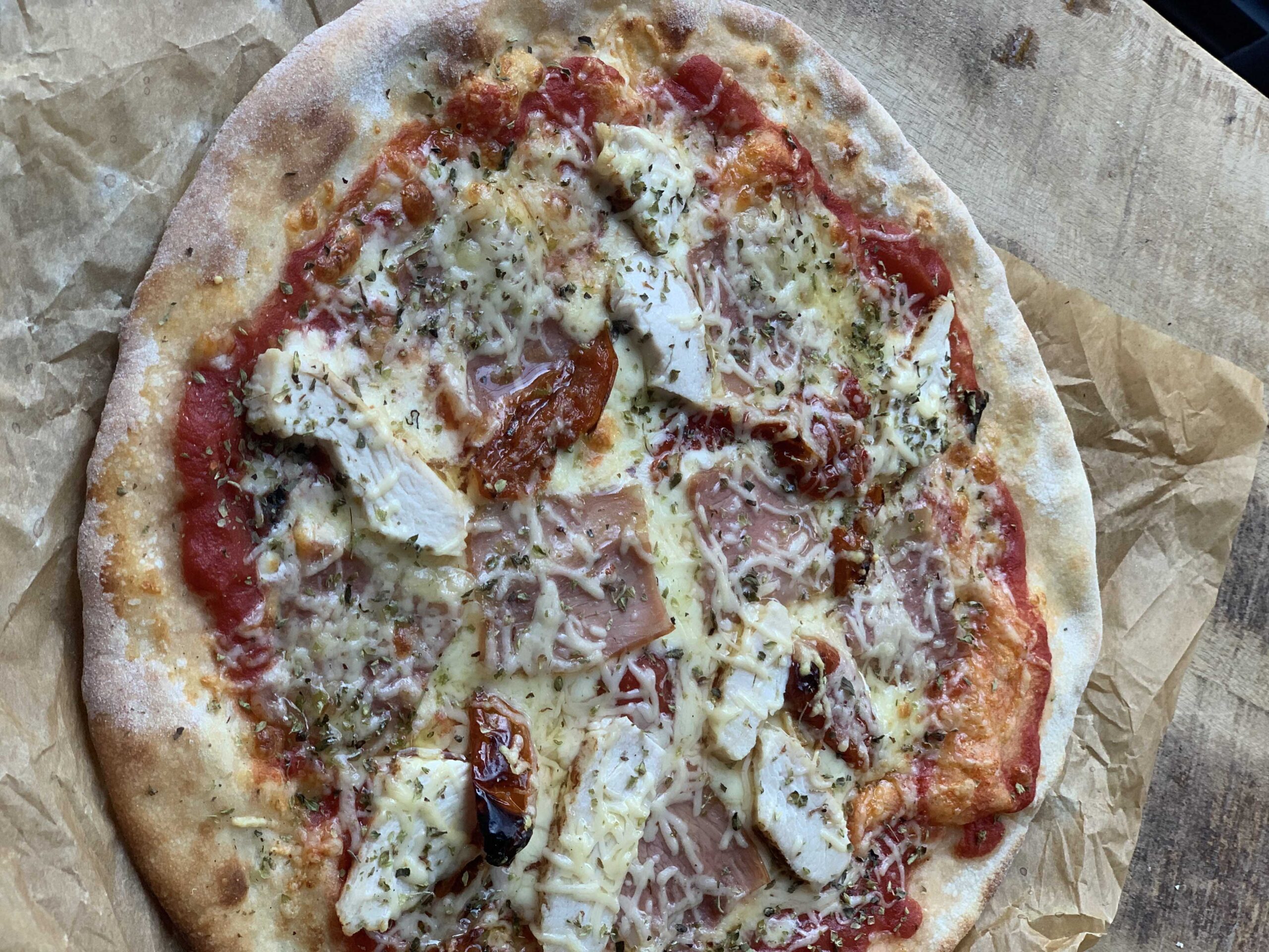 pizza de pollo