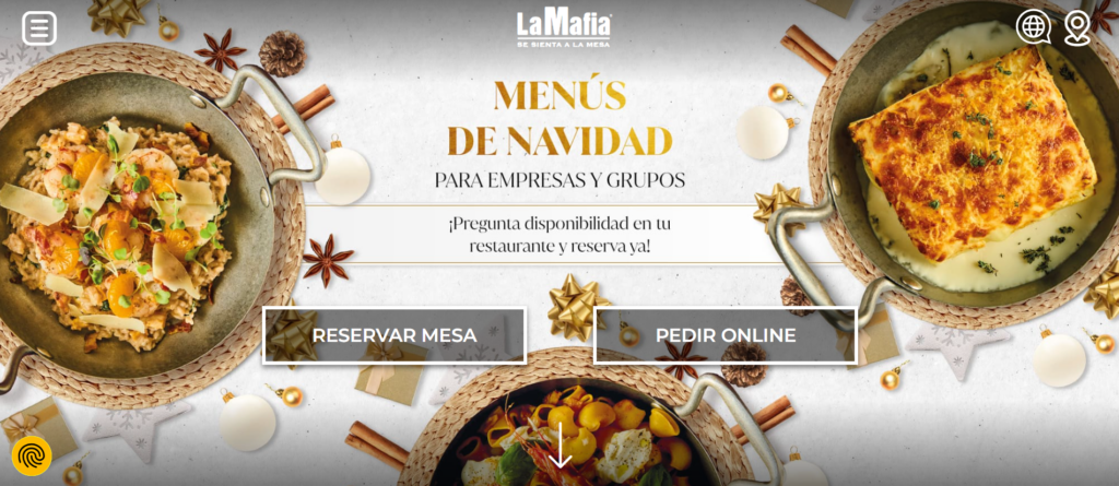 Cena de Navidad de empresa