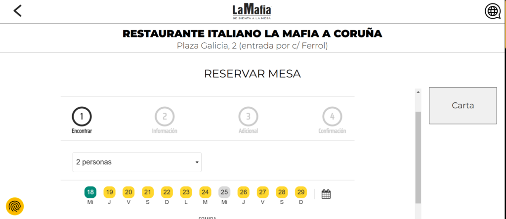 La Famiglia cena de Navidad