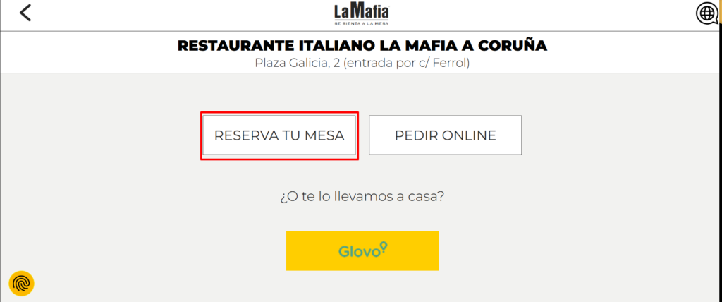 Menú de Navidad de La Famiglia