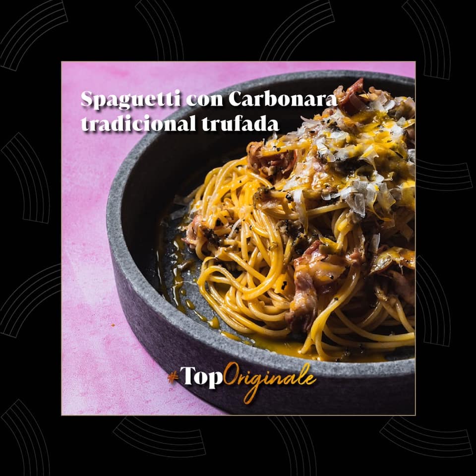 «La carbonara con nata no es #PiacereOriginale, es #FakeNews»