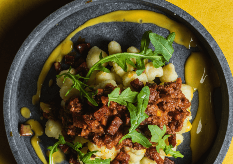 pasta con salsa arrabbiata