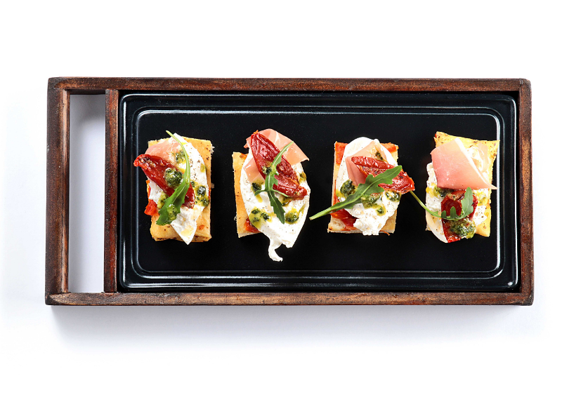 focaccia con burrata