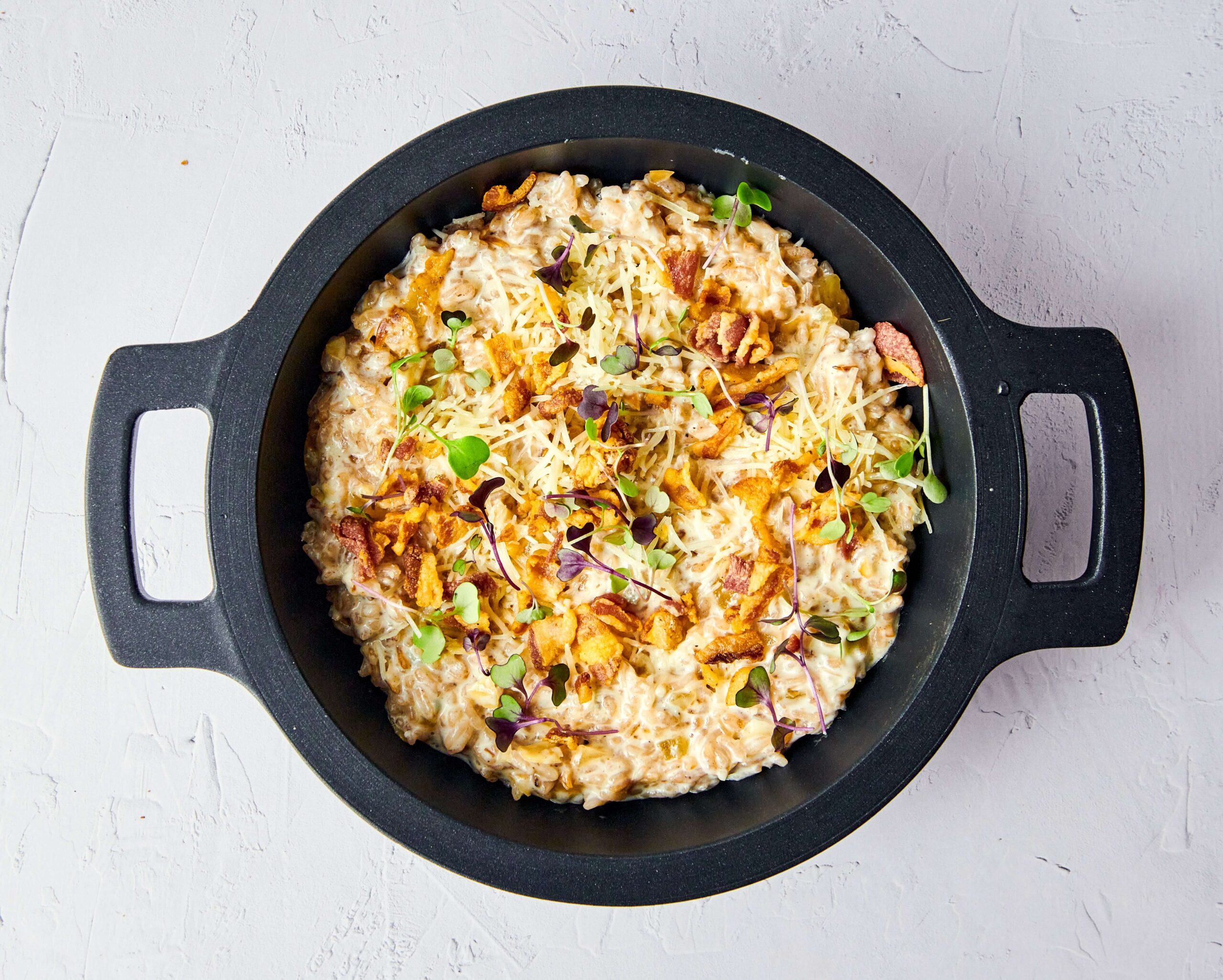 Risotto de pera y gorgonzola. Una cremosa receta de origen italiano