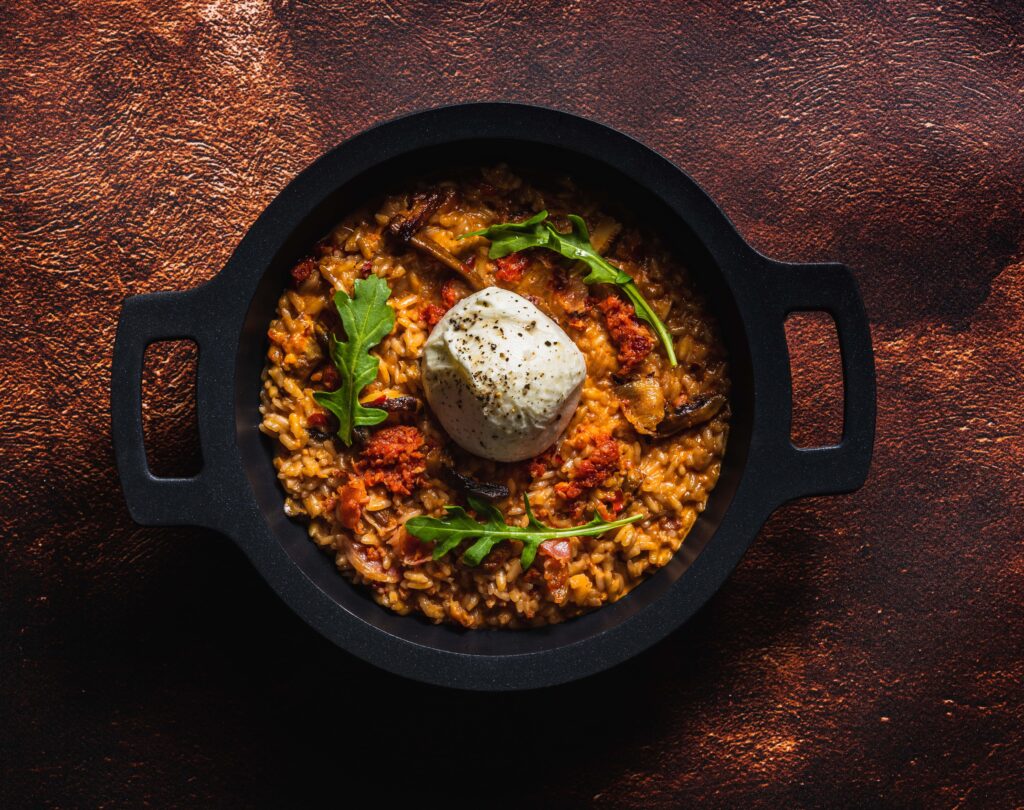 02 0022 Risotto de nduja y burrata de Puglia 01