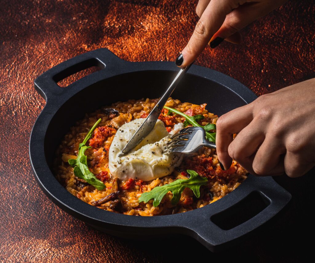 02 0022 Risotto de nduja y burrata de Puglia EXPERIENCIA 02