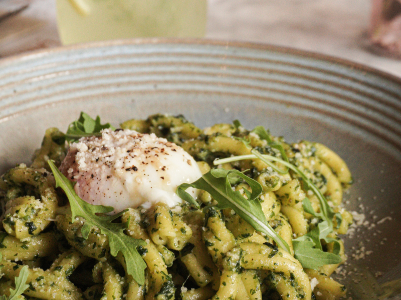 Casarecce al pesto