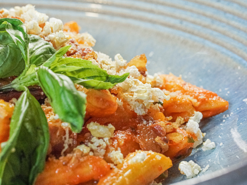 Receta de penne amatriciana
