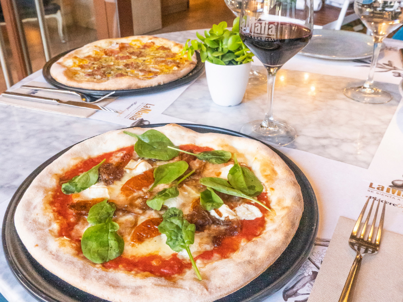 Calorías de una pizza