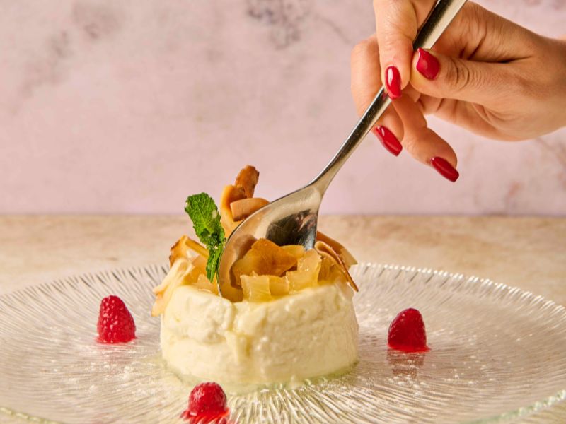 Panna cotta de coco