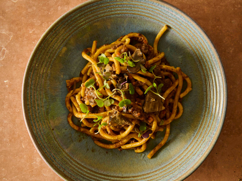 Pici al ragú de ciervo