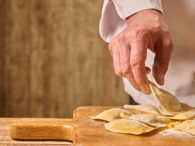 Tipos de pasta rellena italiana: Nombres, acompañamientos y fotos