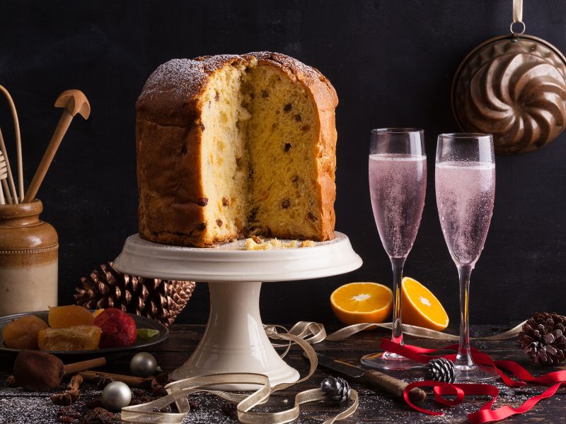 Cortar panettone