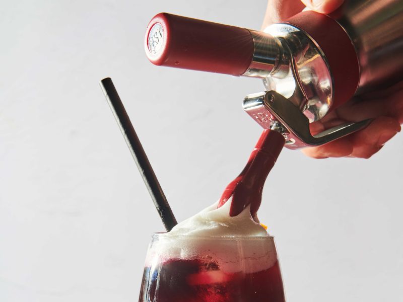 Espuma de limón para tinto de verano