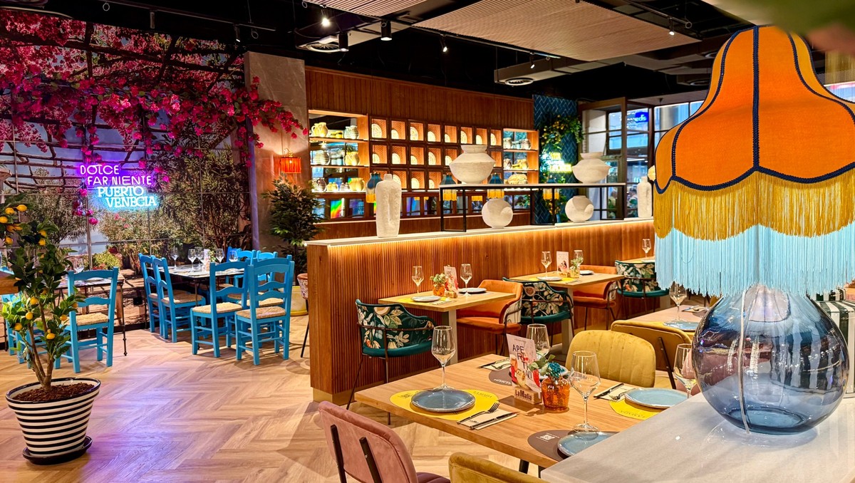 restaurante italiano en puerto venecia