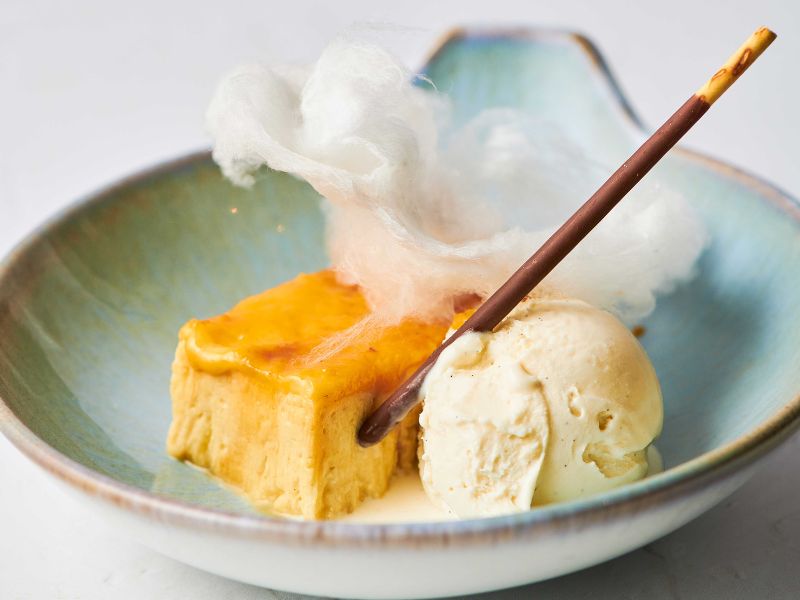 torrija pan brioche helado