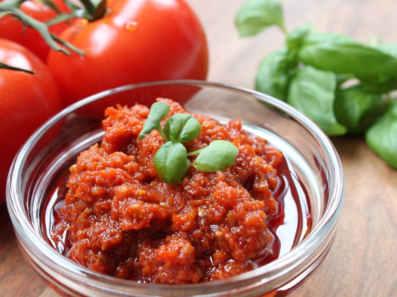 pesto rojo y verde diferencia
