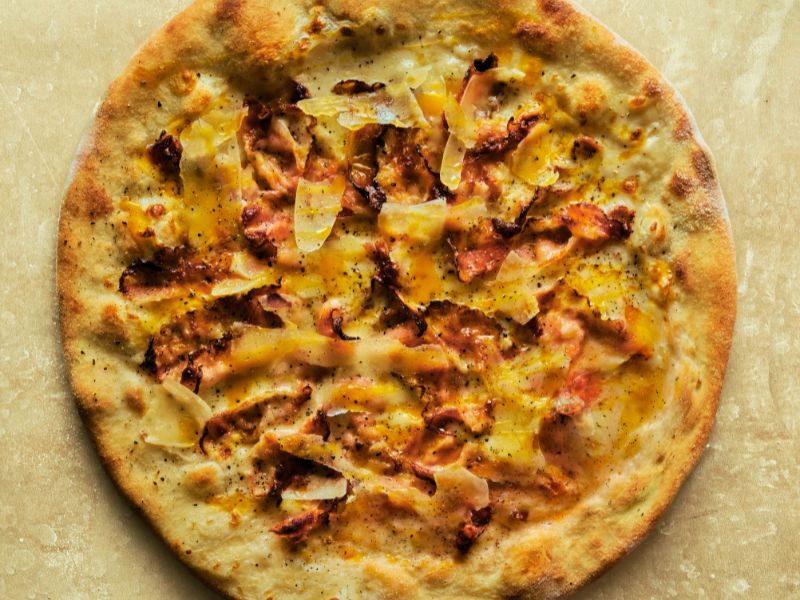 La Vera Carbonara: La nueva pizza carbonara de La Famiglia